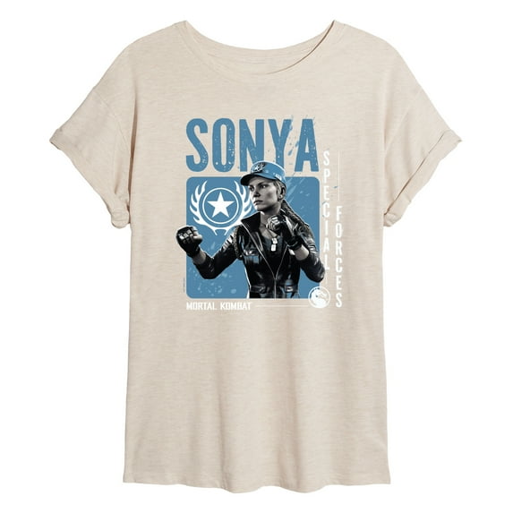 Mortal Kombat - Sonya Mortal Kombat - Women's Oversized T-Shirt