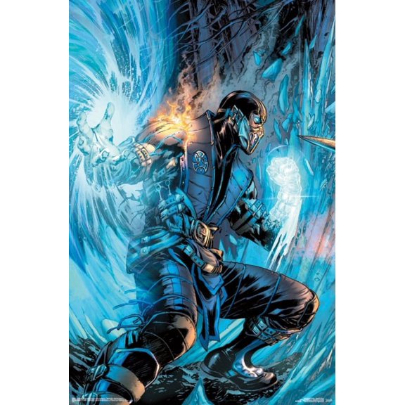 Mortal Kombat - Sub-Zero Comic Poster - 22 x 34 inches