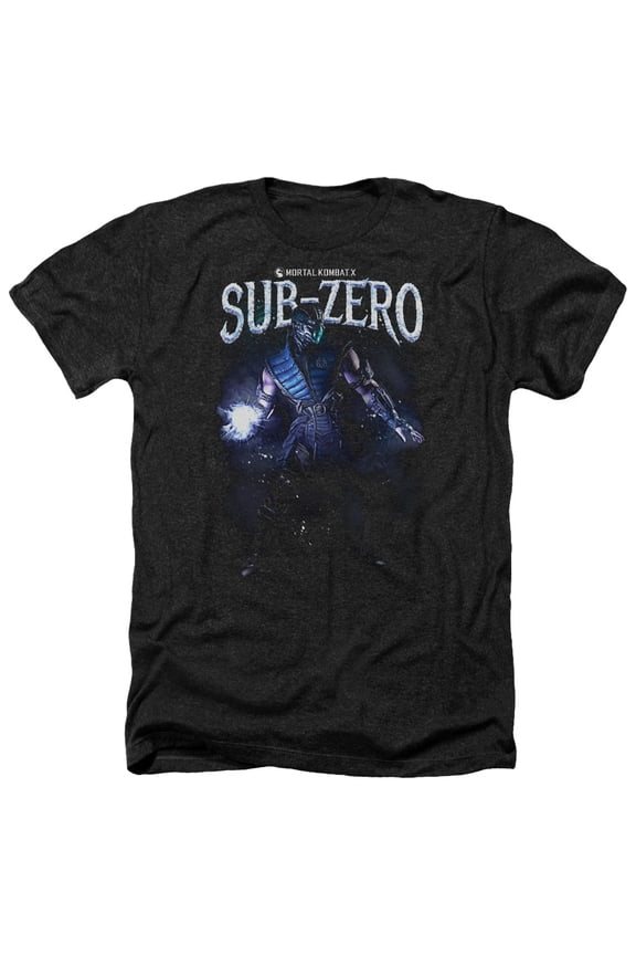 Mortal Kombat - Sub-Zero - Heather Short Sleeve Shirt - X-Large