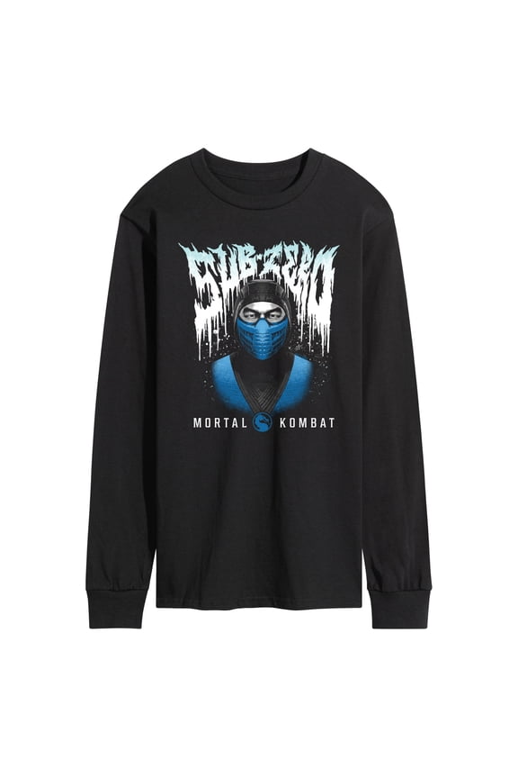 - Sub Zero Metal - Men's Long Sleeve Graphic T-Shirt