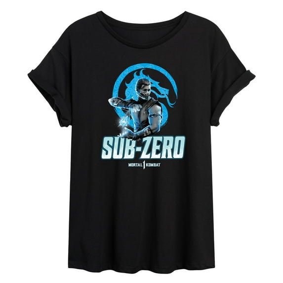 Mortal Kombat - Sub Zero Mk1 - Juniors Ideal Flowy Muscle T-Shirt