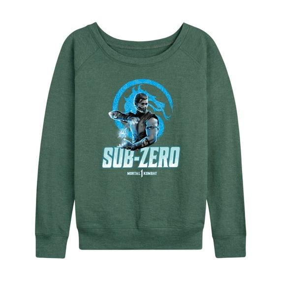 Mortal Kombat - Sub Zero Mk1 - Women's Lightweight French Terry Long Sleeve Shirt