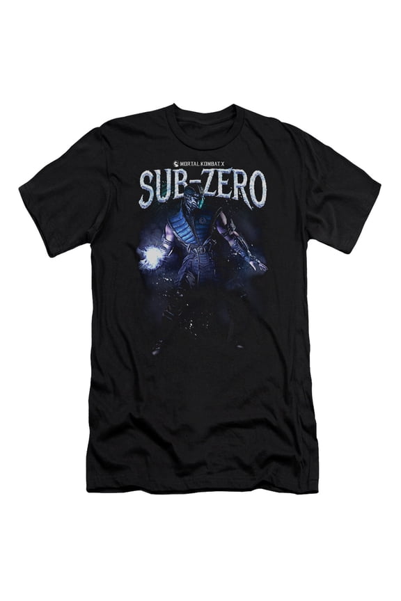 Mortal Kombat - Sub-Zero - Slim Fit Short Sleeve Shirt - Small