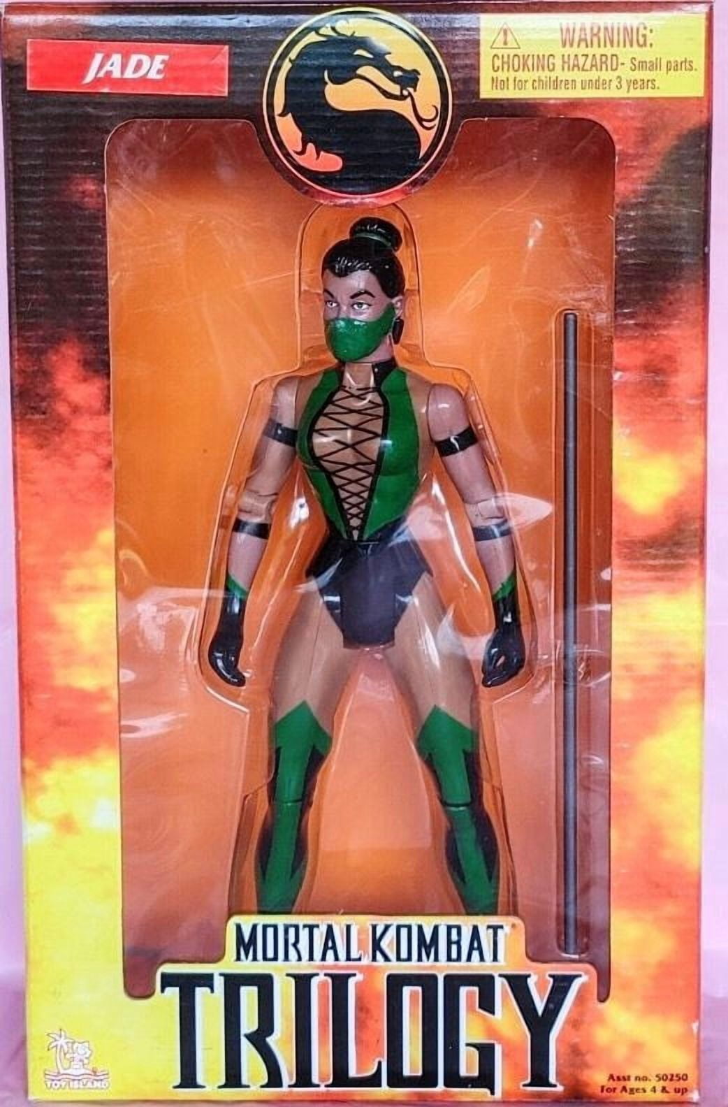 Mortal Kombat Trilogy Jade Super Action Figure 1998 Toy Island