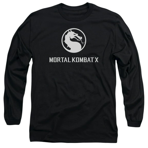 Mortal Kombat X - Dragon Logo - Long Sleeve Shirt - Medium