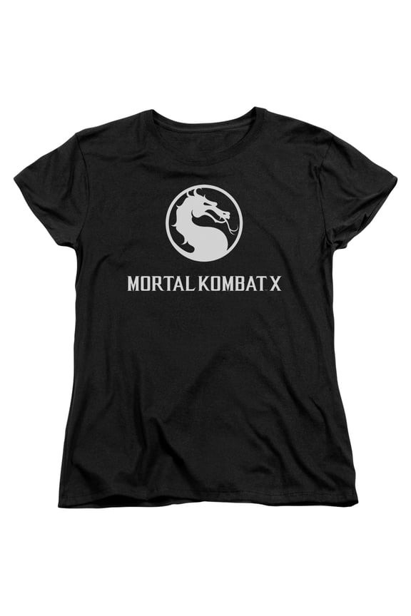 Mortal Kombat X - Dragon Logo - Women's Short Sleeve Shirt - Large