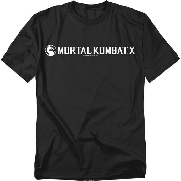 Mortal Kombat X T-Shirt Horizontal Logo Unisex Graphic Tee For Men & Women