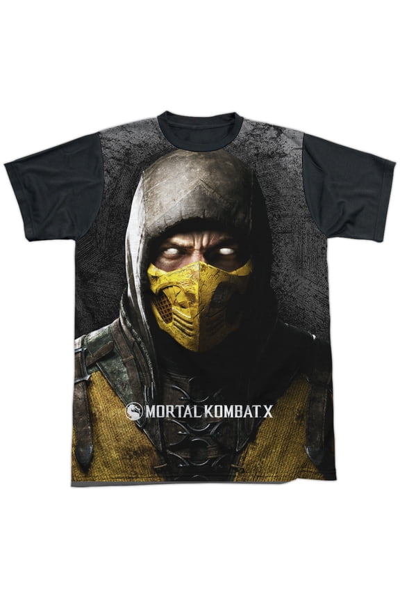 X Men's  Finish Him Sublimation T-shirt White