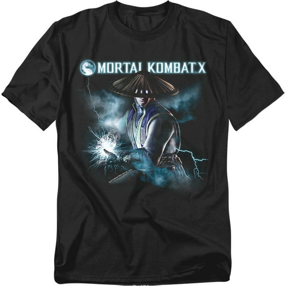 Mortal Kombat X Men's Raiden T-shirt XXXXX-Large Black