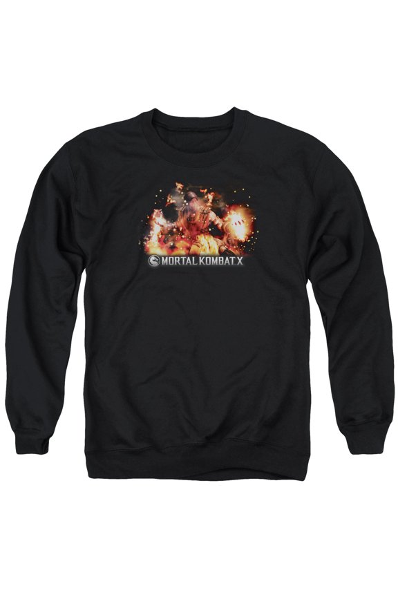 Mortal Kombat X - Scorpio Flames - Crewneck Sweatshirt - Small