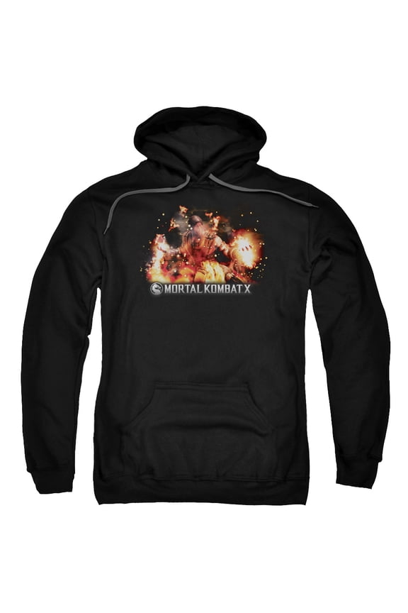 Mortal Kombat X - Scorpio Flames - Pull-Over Hoodie - Small