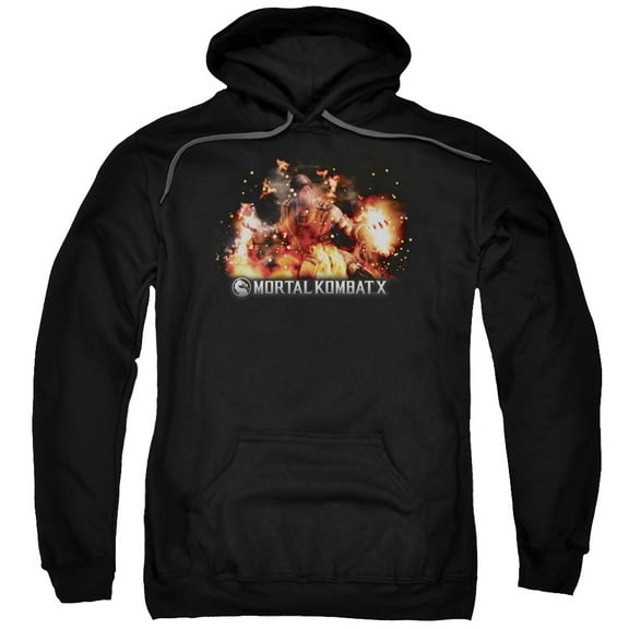 Mortal Kombat X - Scorpio Flames - Pull-Over Hoodie - X-Large