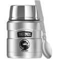 thumbnail image 1 of Mortal Kombat X Symbol, THERMOS STAINLESS KING Stainless Steel Food Jar with Folding Spoon, Vacuum insulated & Double Wall, 16oz, 1 of 7