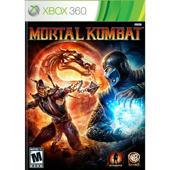 Pre-Owned Mortal Kombat for Xbox 360, Fighting Game, Physical Format, Parental Controls, 4 Offline Players