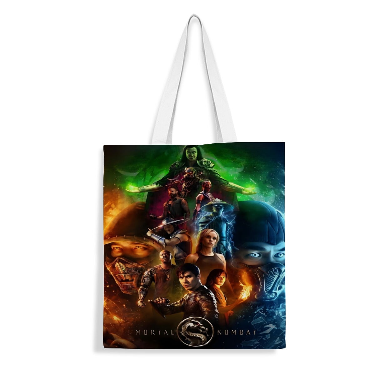 Mortal Kombat-theme canvas Tote Bag for Women Aesthetic Shopping ...