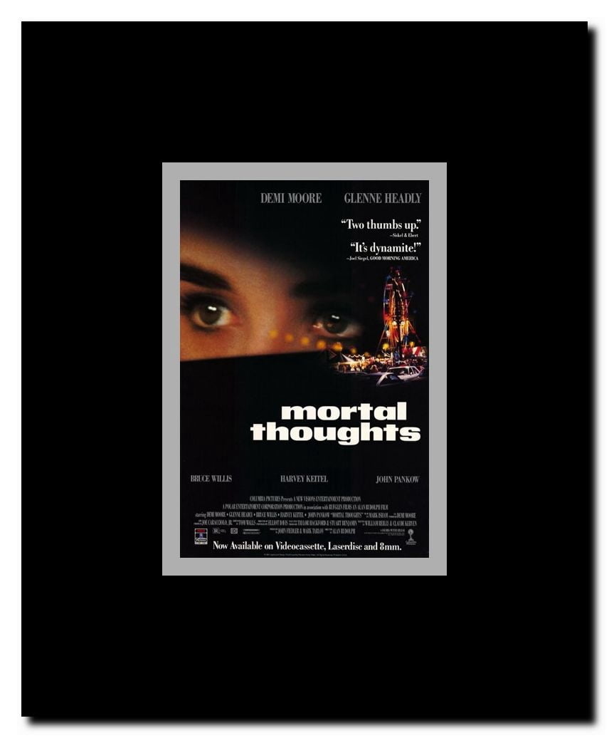 Mortal Thoughts Framed Movie Poster