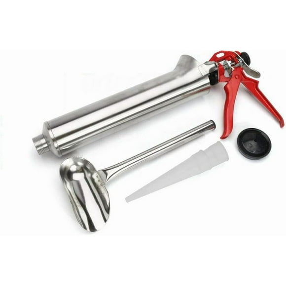 Mortar Grouting Gun, Stainless Steel Cement Sprayer Gun 5mm Mortar Pointing Grouting Gun for Filing Gaps Between Slabs Re-pointing Walls