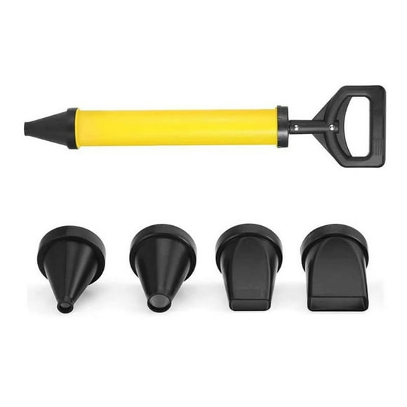 Mortar Pointing Grouting Gun, Ergonomic Handle Caulking Tool for Decorative and Construction Projects, Vacuum Suction Injection for Precise Cement Application (ABS Material)