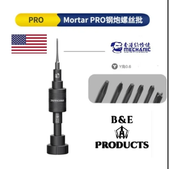 Mortar Pro, Torque Screwdriver, Tri-Point 0.6Mm Anti-Slip Mechanic