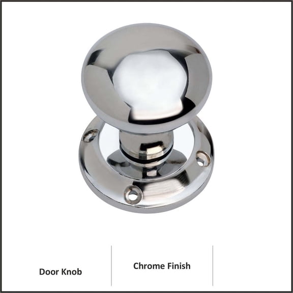 Mortice Knob Free Round set of 1