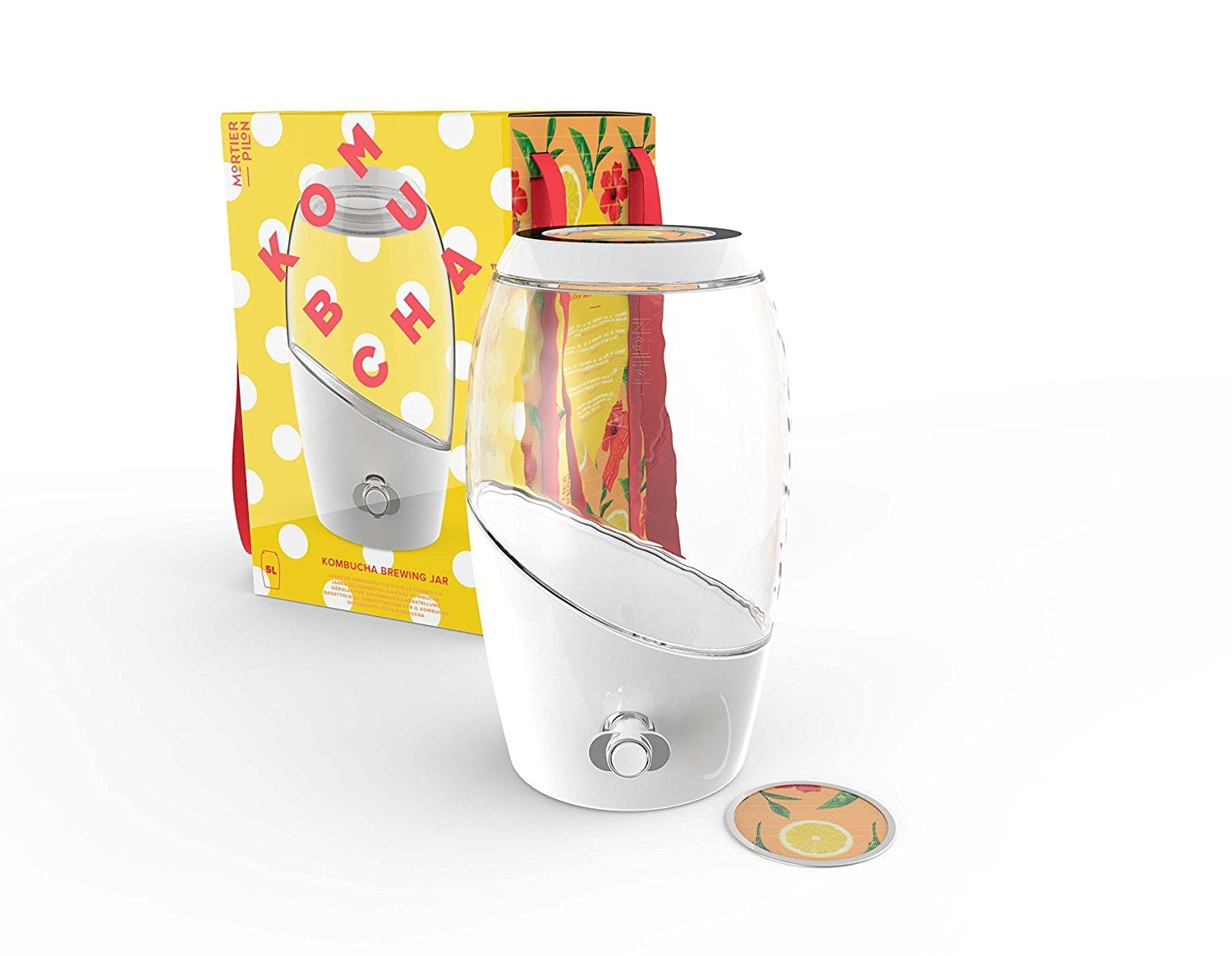 Mortier Pilon Kombucha Brewing Jar, 5 L