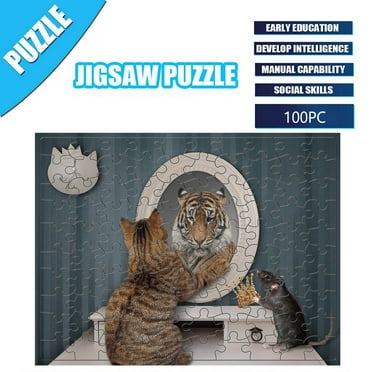 Mortilo 100 Pcs Adult And Ahildren'S Intellectual Development Puzzle Toy Holidaygift