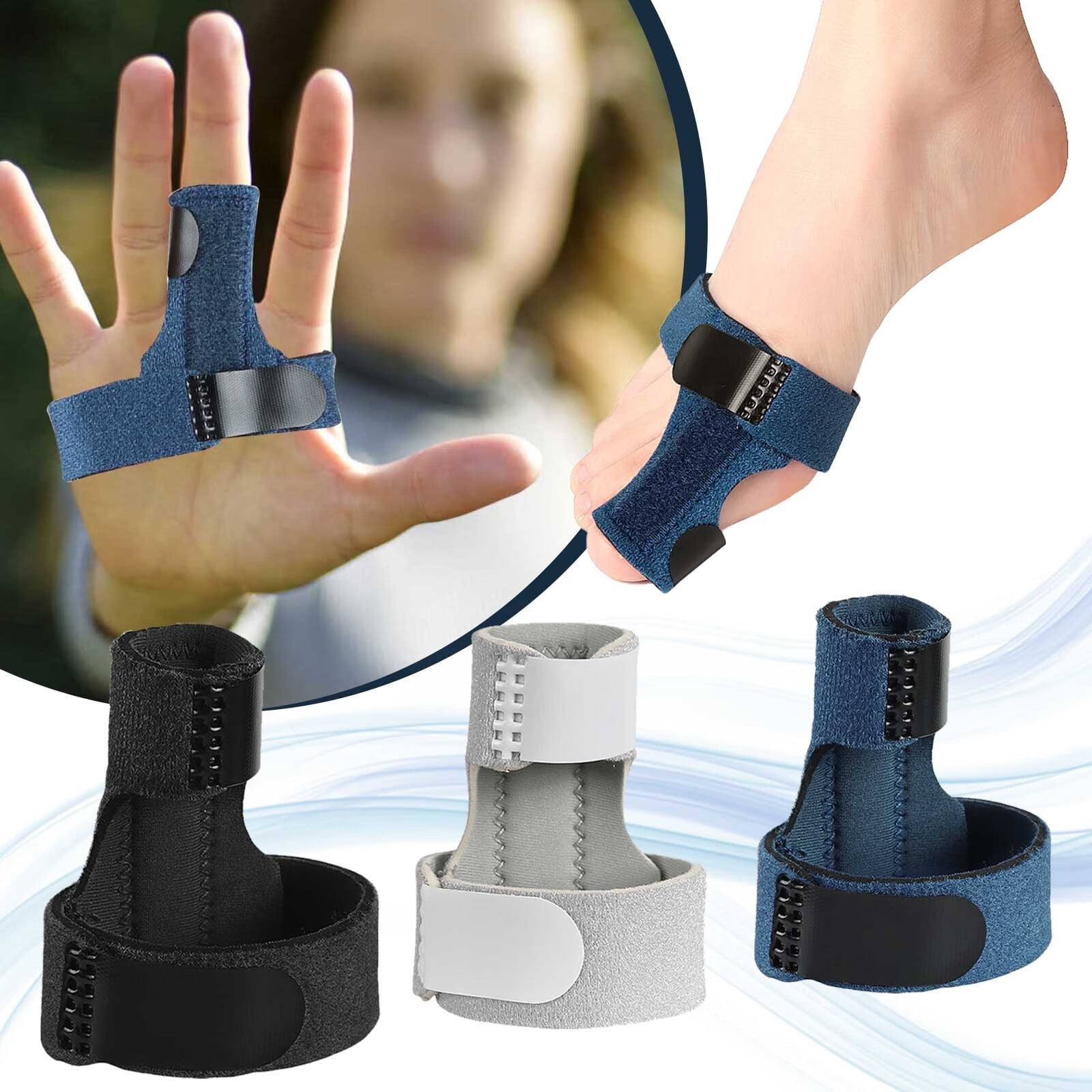 Mortilo A Set (3PC) Trigger Finger Splint Ring Pinky Trigger Finger
