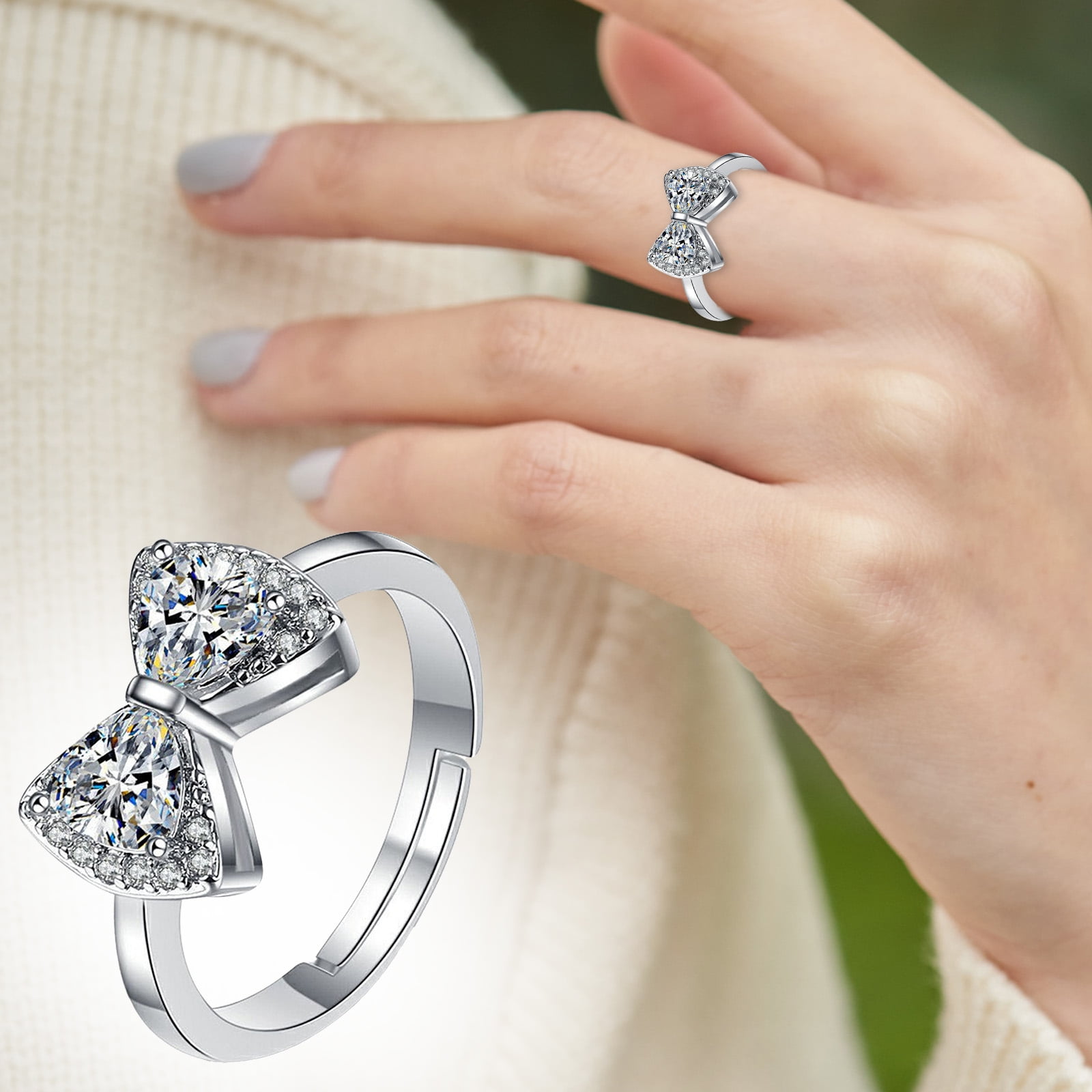 Bow sale knot ring