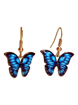 Gifts For Women Gifts For Girls 10-12 Years Old Butterfly Earrings Acrylic  Colorful Earrings