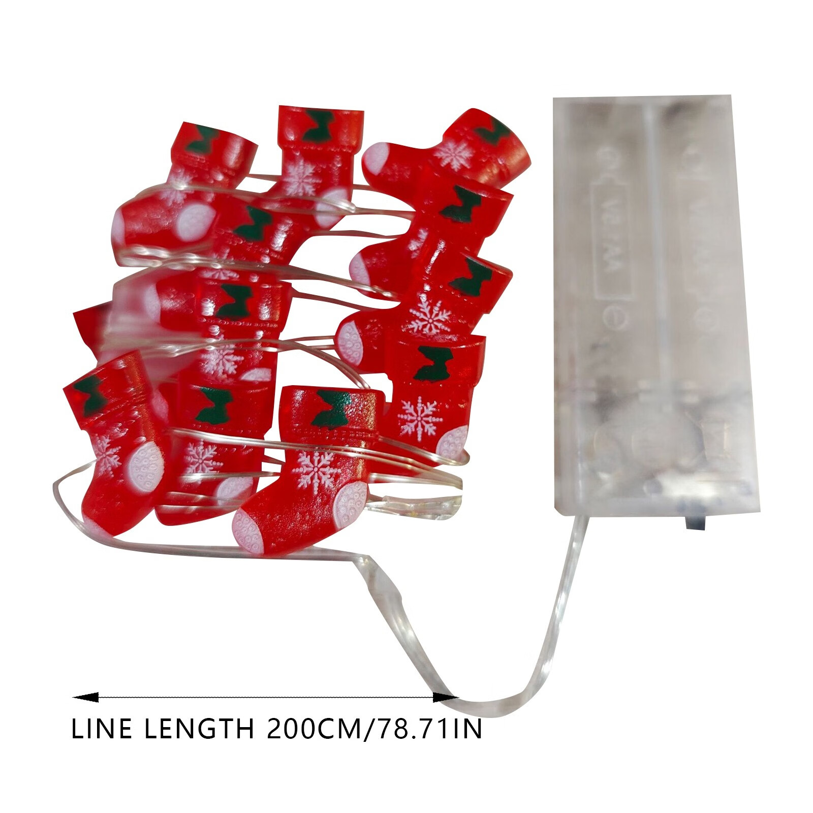 Mortilo Christmas Lights Outdoor Led Christmas Tree Light String Santa