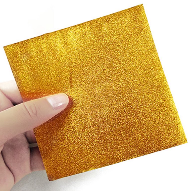 Mortilo Gift Wrapping Paper Golden Foil Candy Shiny Surface Fine