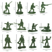 Mortilo Interactive Toys Men Figures Pcs Toy Playset Soldiers 100 3.8Cm Plastic Education Gift