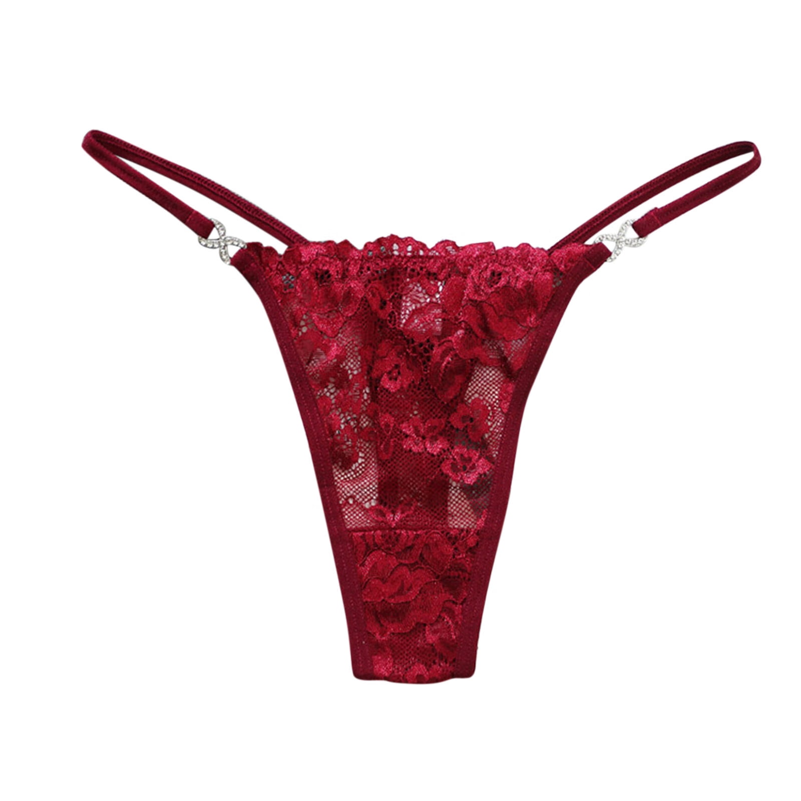 Mortilo Lace Thongs For Women , Lace Panties For Women Low Rise Panty Cutout Women'S Exotic