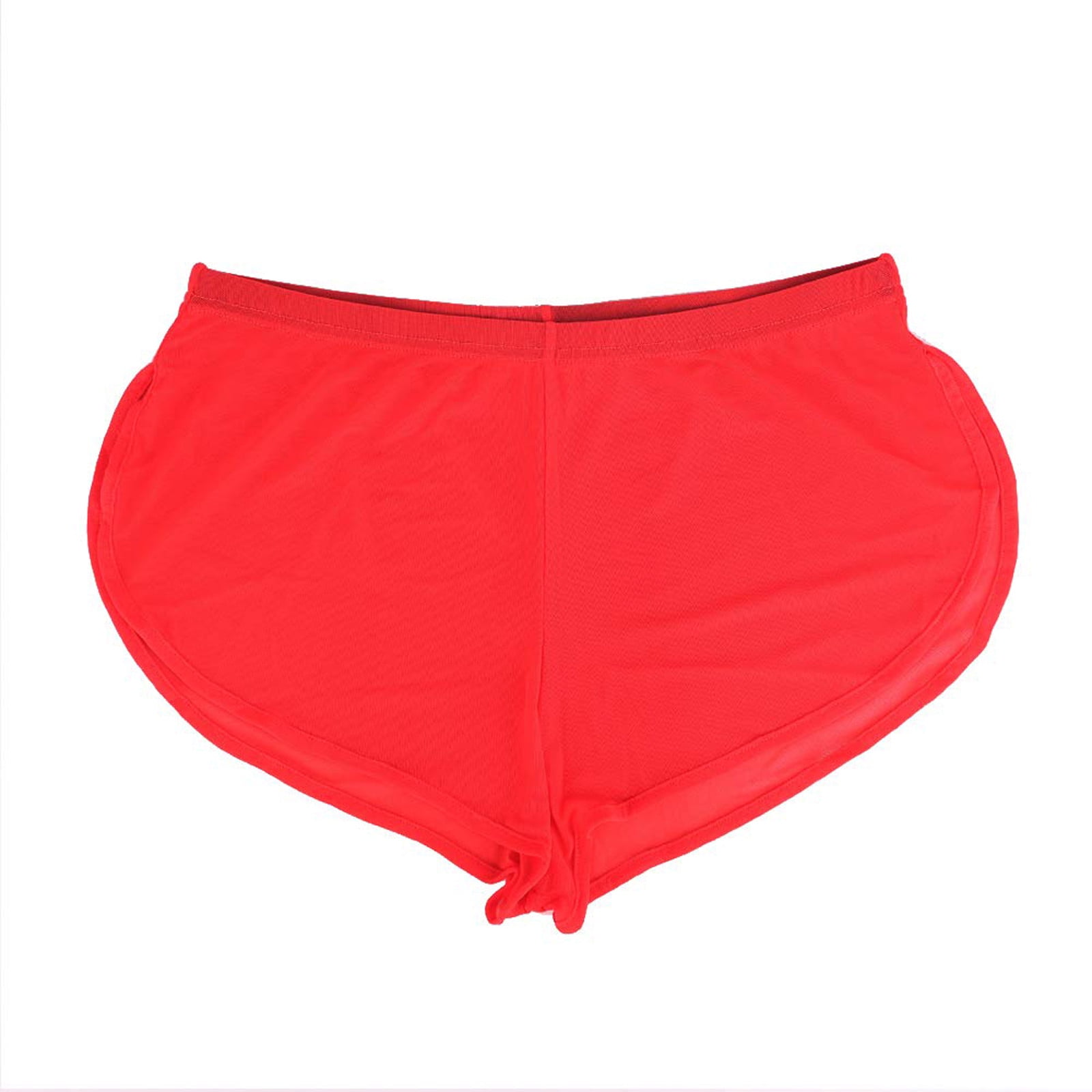 Mortilo Men's Underwear Mesh Breathable Underpants Mens Mesh Shorts See Through With Large Split