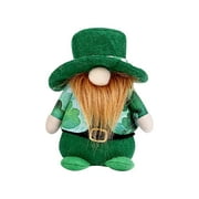 Mortilo Plush toy St. Patrick's Day Decorations Holiday Gifts Toy Ornaments Rudolph Doll children toys A ,Gift,on Clearance