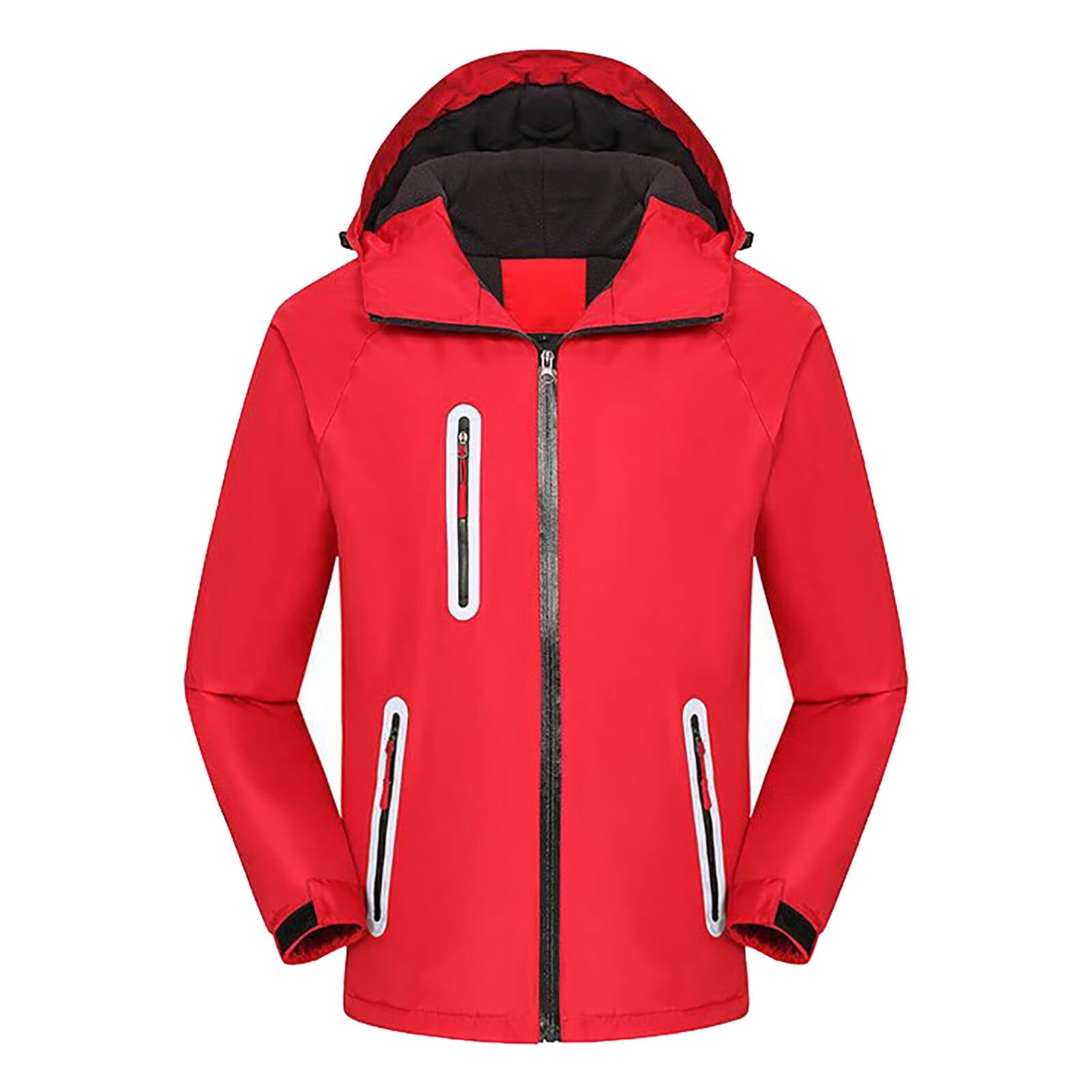 Mortilo Raincoat For Men , Solid Lightweight Hooded Raincoat Sport