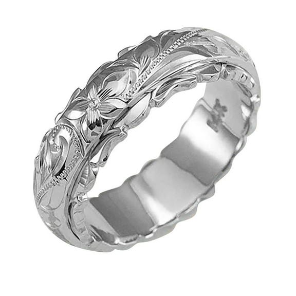 Mortilo Rings Sliver Silver Rings Elegant Wedding And Jewelry 925 Flower Rings jewelry clearance Silver 8