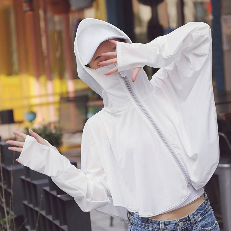 Mortilo Sports Outdoor Sun Protection Clothing Women Mesh Hoodie