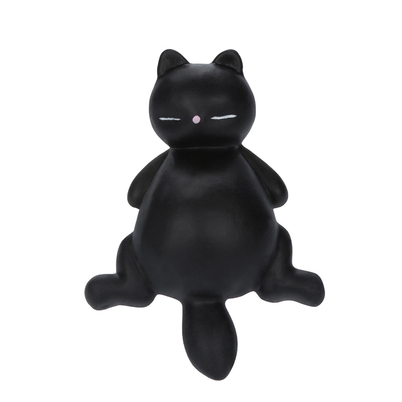 Mortilo Squishy Toy Healing Fun Kawaii Stress Reliever Toys Decorative Props Super Soft Lazy Cat Toy Squishy Toy Black Walmart