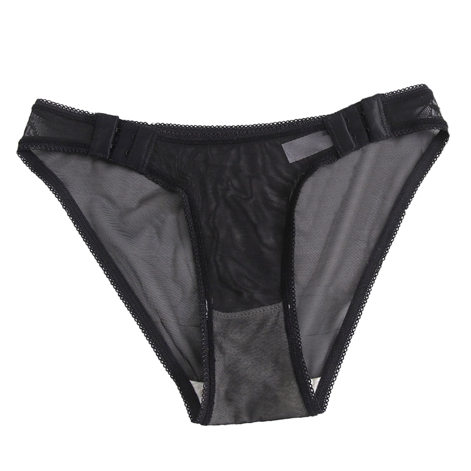 Mortilo Women'S Cotton Underwear , Woman Underwear String Stretch Underwear  Gifts For Wife Black L