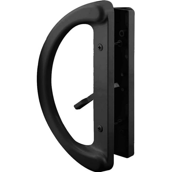 Mortise Style Sliding Patio Door Handle Set - Replace Old or Damaged Door Handles Quickly and Easily – Diecast, Non-Keyed, Fits 3-15/16” Hole Spacing | Fix and Repair Glass Door (1 Set)