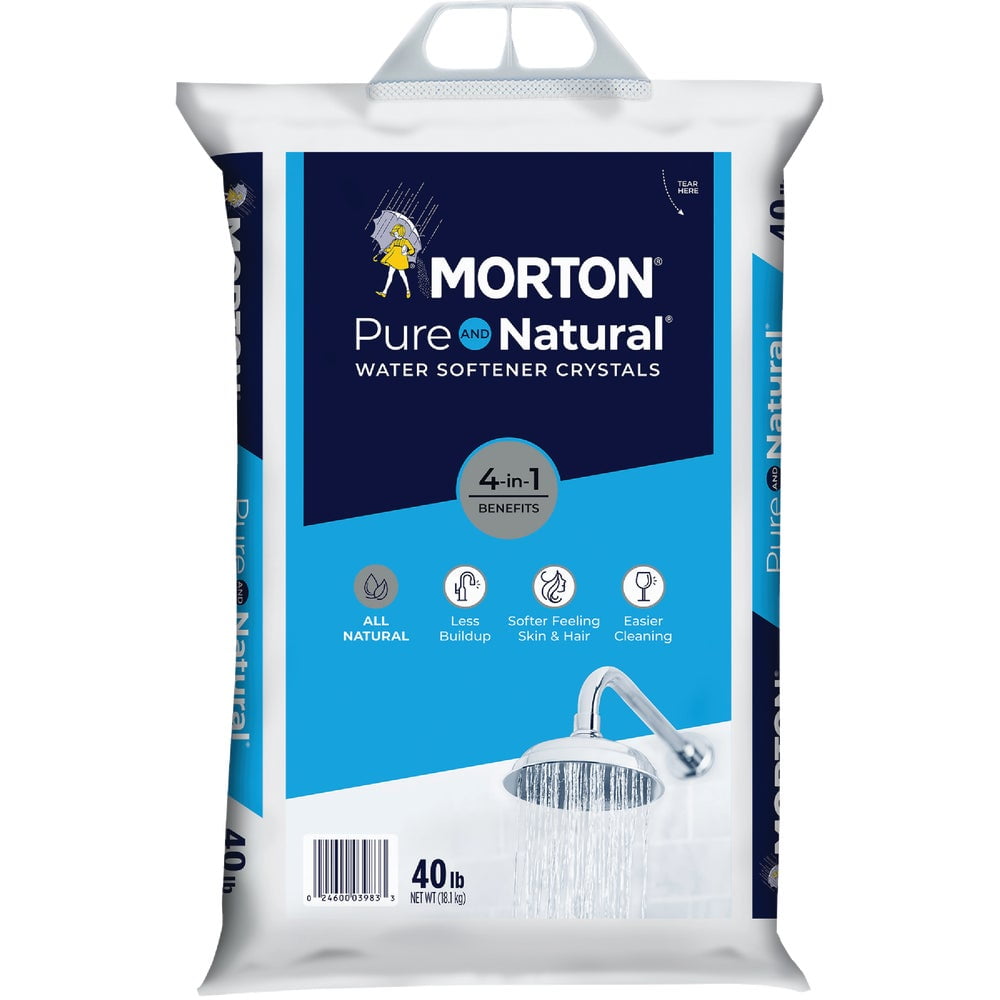 Morton 40 Lb. Water Softener Salt Crystals