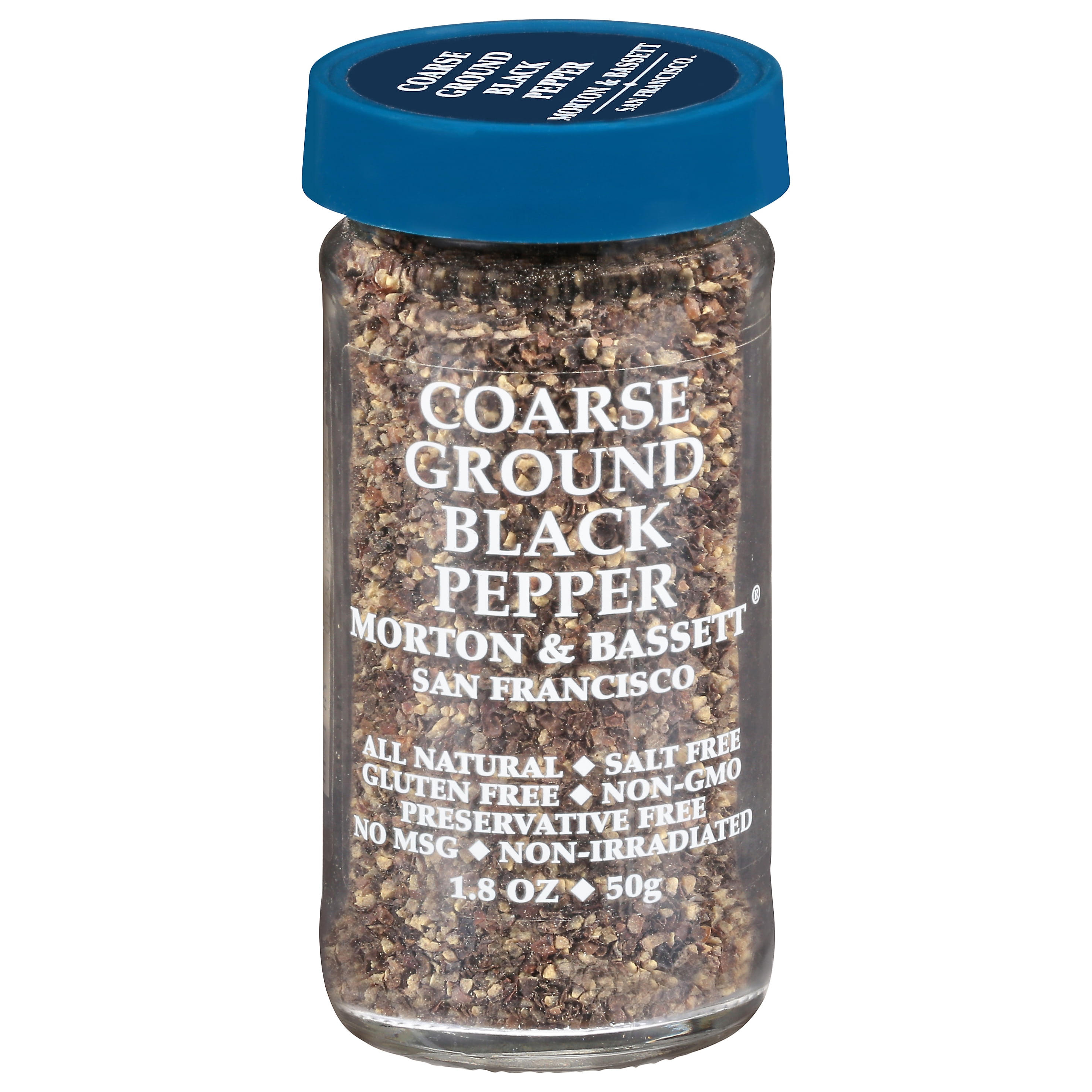 Morton & Bassett Black Pepper Ground Coarse 2.1 oz (Pack Of 3)