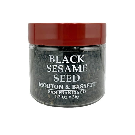 Morton & Bassett Black Sesame Seed, 1.3 oz – Single Spice