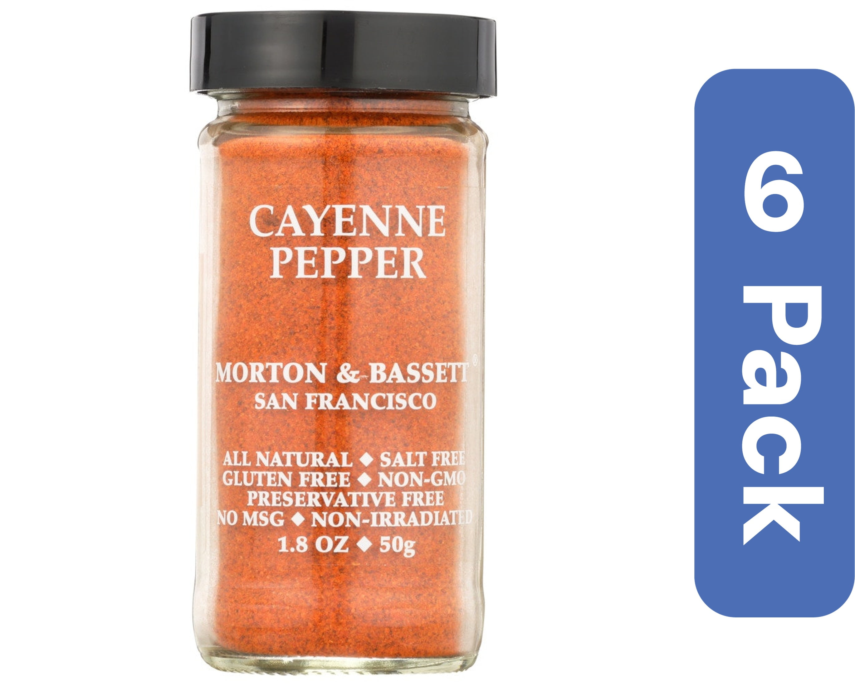 Morton & Bassett Cayenne Pepper 1.8 oz (Pack Of 6)