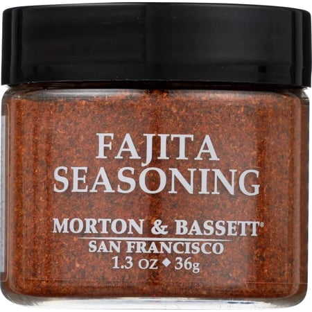 Morton & Bassett Fajita Seasoning, 1.3 Ounces (Pack of 3)