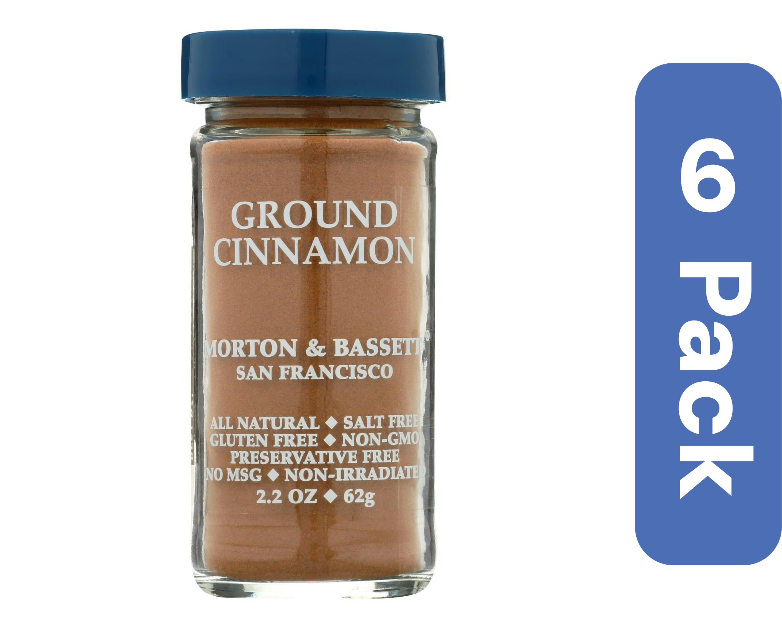 Morton & Bassett Ground Cinnamon 2.7 oz (Pack Of 6)