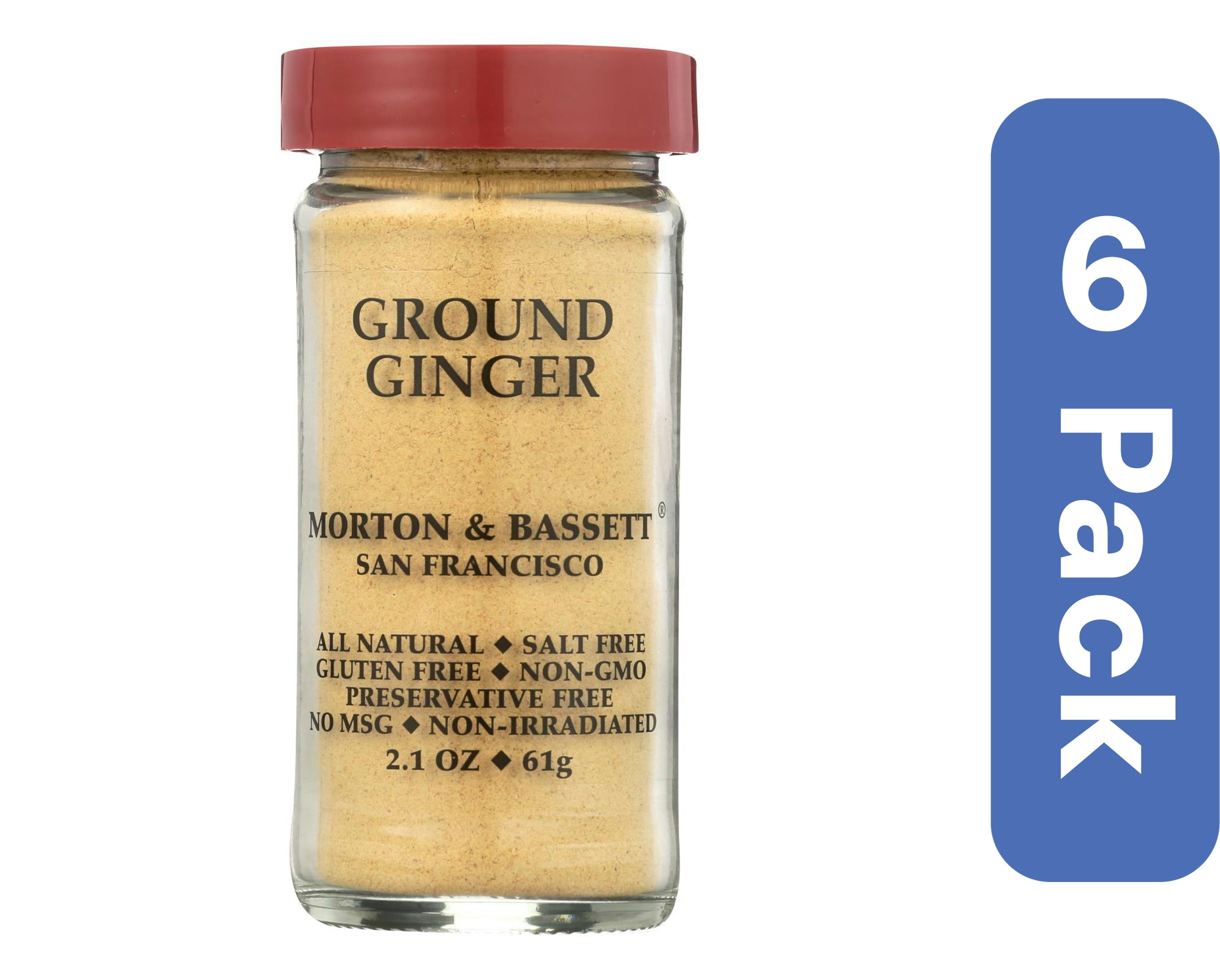 Morton & Bassett Ground Ginger 2.1 oz (Pack Of 6)