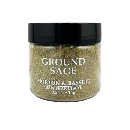 Morton & Bassett Ground Sage, 0.5 oz – Single Herb