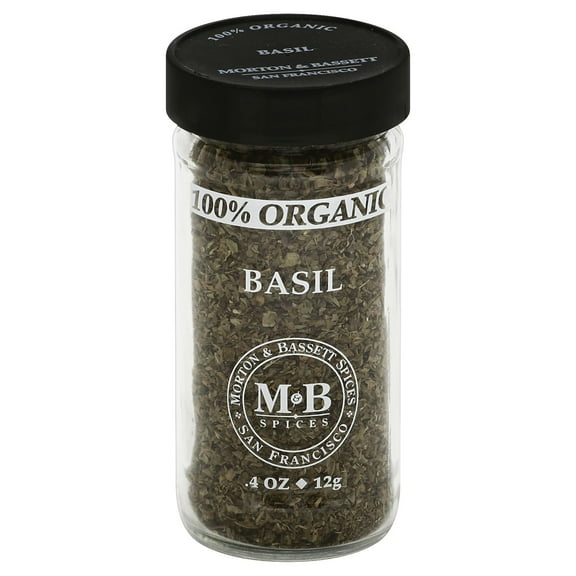 Morton & Bassett Organic Basil Spice 0.8 oz (Pack of 6)